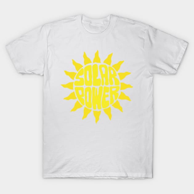 Solar power Sun T-Shirt by labstud